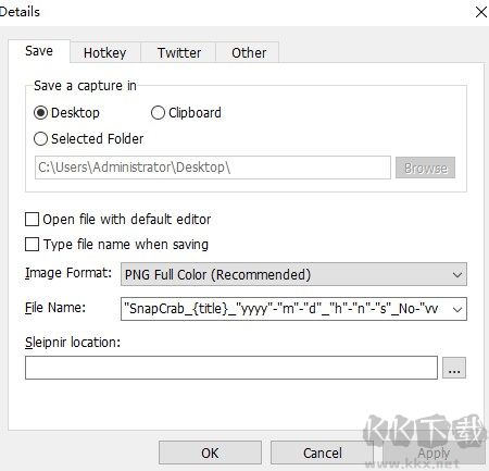 SnapCrab(截圖軟件)