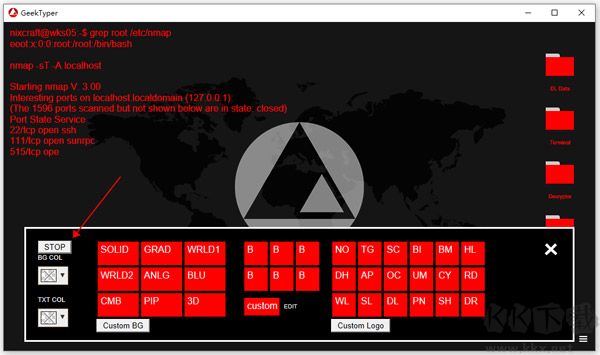 geektyper黑客模擬器