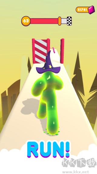 瘋狂果凍人3D(Blob Runner 3D)