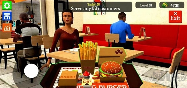漢堡餐廳模擬器3D