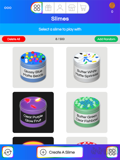 快清理粘液模擬器